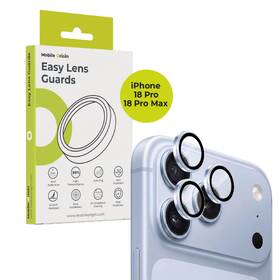 Ochranné sklo šošovky fotoaparátu Mobile Origin Easy Lens Guards na Apple iPhone 18 Pro/18 Pro Max modré/priehľadné

 obrázok produktu 1 z 1