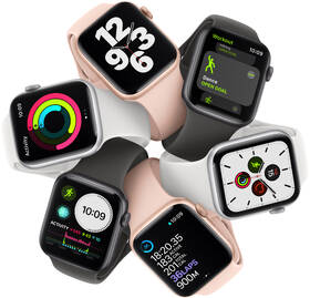 Inteligentné hodinky Apple GPS 44mm púzdro z vesmírne sivého hliníka - čierny športový náramok 

 obrázok produktu 2 z 3