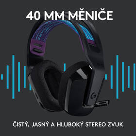 Headset Logitech G535 Lightspeed čierny

 obrázok produktu 8 z 12