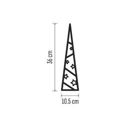 LED dekorácie EMOS pyramída drevená, 36 cm, 2x AA, vnútorná, teplá biela, časovač 

 obrázok produktu 4 z 5