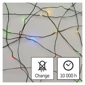 Vianočné osvetlenie EMOS 150 LED nano reťaz zelená, 15 m, vonkajšia aj vnútorná, multicolor, časovač 

 obrázok produktu 5 z 9