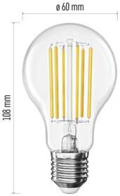 LED žiarovka EMOS Filament klasik, 7,2 W, 1521lm, E27, neutrálna biela 

 obrázok produktu 11 z 13