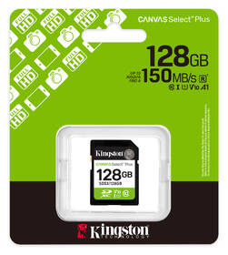 Pamäťová karta Kingston Canvas Select Plus SDXC 128GB UHS-I U1 (R150) čierna

 obrázok produktu 2 z 2