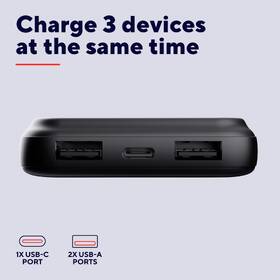 Powerbank Trust Avala, 10000 mAh, USB-C PD čierna

 obrázok produktu 6 z 10