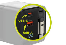 Nabíjačka do siete Mobile Origin Display Charger PW2 - 65W GaN USB-C/USB-A čierna

 obrázok produktu 8 z 11