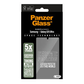 Tvrdené sklo PanzerGlass Ceramic na Samsung Galaxy S25 Ultra 

 obrázok produktu 4 z 9