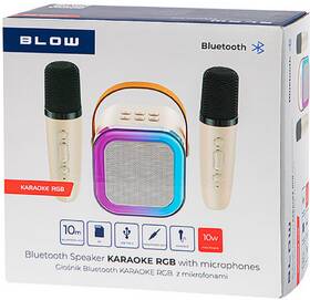 Prenosný reproduktor Blow KARAOKE RGB béžové

 obrázok produktu 3 z 3