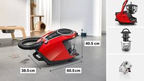 Podlahový vysávač Bosch BGS7PET1 červený

 obrázok produktu 9 z 10