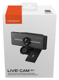 Webkamera Creative Live! Cam 4K čierna

 obrázok produktu 7 z 19