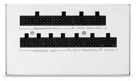 Zdroj Evolveo G850 White 850W 80+ Gold, ATX 3.1 biely

 obrázok produktu 2 z 11