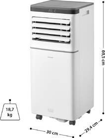 Mobilná klimatizácia Sencor SAC MT8042C Wi-Fi, 8 000 BTU/h biela

 obrázok produktu 1 z 22