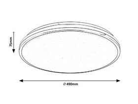 LED stropné svietidlo Rabalux Linden 3478 chróm

 obrázok produktu 7 z 7