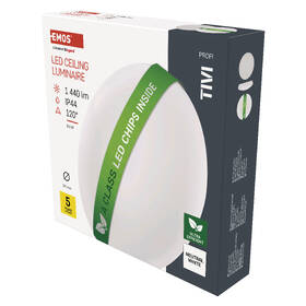LED stropné svietidlo EMOS Tivi, 32 cm, 8,6 W biele

 obrázok produktu 11 z 11