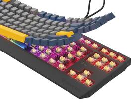 Klávesnica Genesis THOR 230, TKL, RGB, Outemu Panda, US layout, šedo-modrá, čierna 

 obrázok produktu 9 z 9