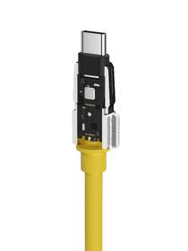 Kábel Sharge Phantom USB-C/USB-C, 1,2m žltý

 obrázok produktu 3 z 9