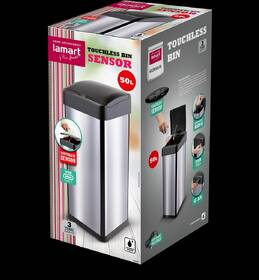 Bezdotykový odpadkový kôš Lamart LT8107 50 l čierny/nerez

 obrázok produktu 5 z 5