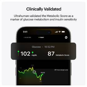 Kontinuálne monitorovanie glukózy Ultrahuman M1-2S, 2 ks čierny

 obrázok produktu 4 z 9