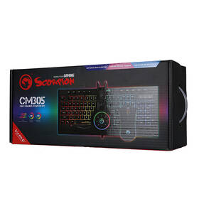 Klávesnica s myšou Marvo CM305, US + headset čierna

 obrázok produktu 4 z 4