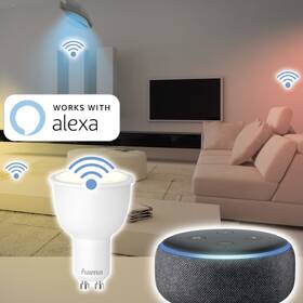Inteligentná žiarovka Hama SMART WiFi LED, GU10, 4,5 W, biela, stmievateľná 

 obrázok produktu 4 z 7