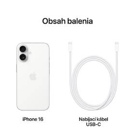Mobilný telefón Apple 256 GB biely 

 obrázok produktu 8 z 9