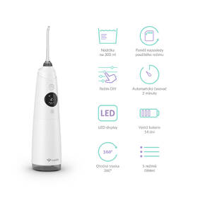 Ústna sprcha TrueLife AquaFloss Compact C300 White 

 obrázok produktu 3 z 12