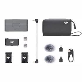 Mikrofón DJI Mic 2 (2 TX + 1 RX + Charging Case) čierny

 obrázok produktu 1 z 12