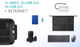 Dokovacia stanica i-tec USB-C Metal Nano 3x Display Docking Station , PD 100 W 

 obrázok produktu 8 z 8