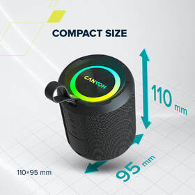 Prenosný reproduktor Canyon OnMove 11 čierny

 obrázok produktu 11 z 11