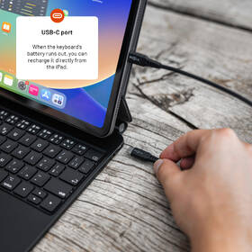 Puzdro s klávesnicou na tablet FIXED Typee na Apple iPad 10,9" (2022)/iPad 11" (2025), CZ layout čierne

 obrázok produktu 11 z 12
