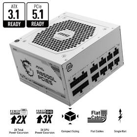 Zdroj MSI A850GL PCIE5 WHITE biely

 obrázok produktu 12 z 12