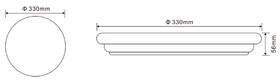 LED stropné svietidlo GLOBO Dori, okrúhle strieborné

 obrázok produktu 1 z 1