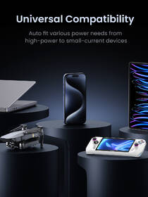 Powerbank UGREEN 48000mAh 300W strieborný

 obrázok produktu 8 z 11