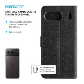 Puzdro na mobil flipové FIXED Opus na OnePlus Nord 4 čierne

 obrázok produktu 2 z 7