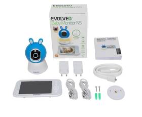 Detská elektronická pestúnka Evolveo Baby Monitor N5 (CAM-5-B) modrá

 obrázok produktu 1 z 10