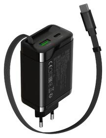 Nabíjačka do siete Canyon OnCharge 65RC Black, USB-C, 65W PD, QC, EU čierny

 obrázok produktu 1 z 7