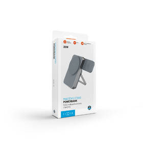 Powerbank FIXED MagZen 5 Stand, nabíjení Apple Watch, MagSafe, 5000 mAh sivá

 obrázok produktu 10 z 10