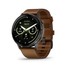 Inteligentné hodinky Garmin Venu 4 - 45 mm + kožený remienok čierne/hnedé

 obrázok produktu 1 z 8