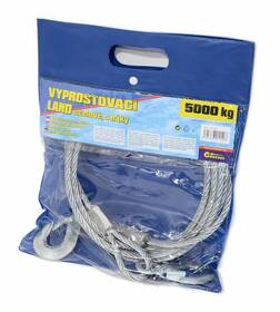Lano ťažné Compass 5000 kg s karabinami (01240) 

 obrázok produktu 1 z 2