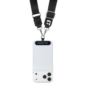 Popruh na krk Karl Lagerfeld Universal Crossbody Karl Patch čierny

 obrázok produktu 1 z 3