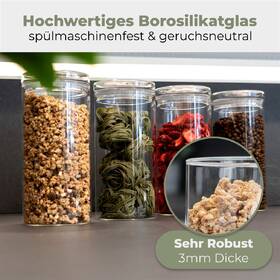 Sada potravinových dóz Classbach VD 4028, 4 dózy sklo

 obrázok produktu 8 z 8