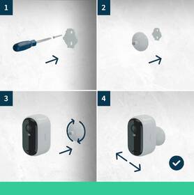 IP kamera Arlo Essential Gen.2 Bundle 2K Outdoor Security, 2 ks + 2 ks solárny panel biela

 obrázok produktu 4 z 8