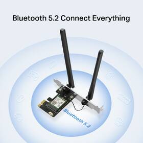 Sieťová karta Mercusys MA80XE, Wi-Fi 6 AX3000, Bluetooth 

 obrázok produktu 4 z 5