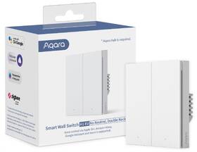 Vypínač Aqara Smart Wall Switch H1 EU (No Neutral, Double Rocker) biely

 obrázok produktu 2 z 2