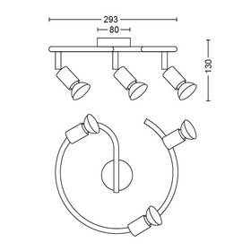Bodové svietidlo Philips Limbali, 3xGU10 chróm

 obrázok produktu 3 z 4
