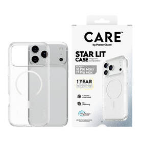 Kryt na mobil PanzerGlass CARE na Apple iPhone 18 Pro / 17 Pro Star Lit MagSafe priehľadný

 obrázok produktu 2 z 4