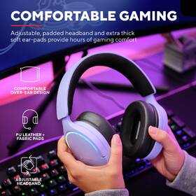 Headset Trust GXT 490P FAYZO, USB fialový

 obrázok produktu 9 z 14