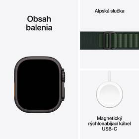 Inteligentné hodinky Apple GPS + Cellular 49mm čierny titán - tmavo zelený alpský ťah - M 

 obrázok produktu 8 z 8