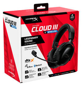 Headset HyperX Cloud III S Wireless čierny

 obrázok produktu 9 z 11