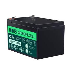Olovený akumulátor Green Cell CUBE LiFePO4, 10Ah, 12.8V, 128Wh pre a núdzové osvetlenie, ovládacie panely čierny

 obrázok produktu 1 z 2