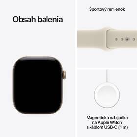 Inteligentné hodinky Apple GPS + Cellular 42 mm svetlo zlatý hliník, pieskový športový remienok - M/L 

 obrázok produktu 6 z 6